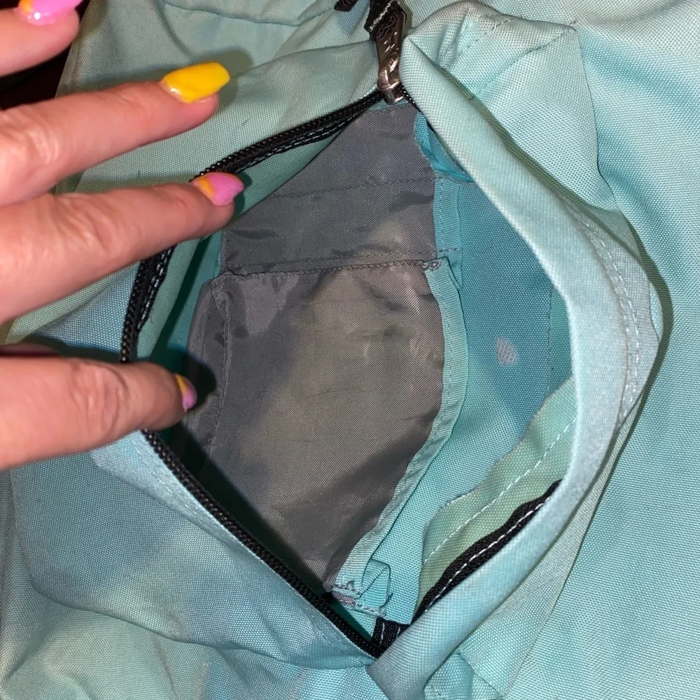 Tiffany blue jansport backpack